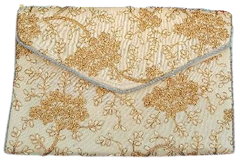 This Stunning Sling Bag Is Made From Raw Silk With The Embellishment Of Embroidery, Sequin, Beads And Pearls Etc.